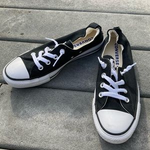 Converse Black Slip On Shoes
